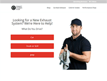 Tablet Screenshot of exhaustsystemsguide.com